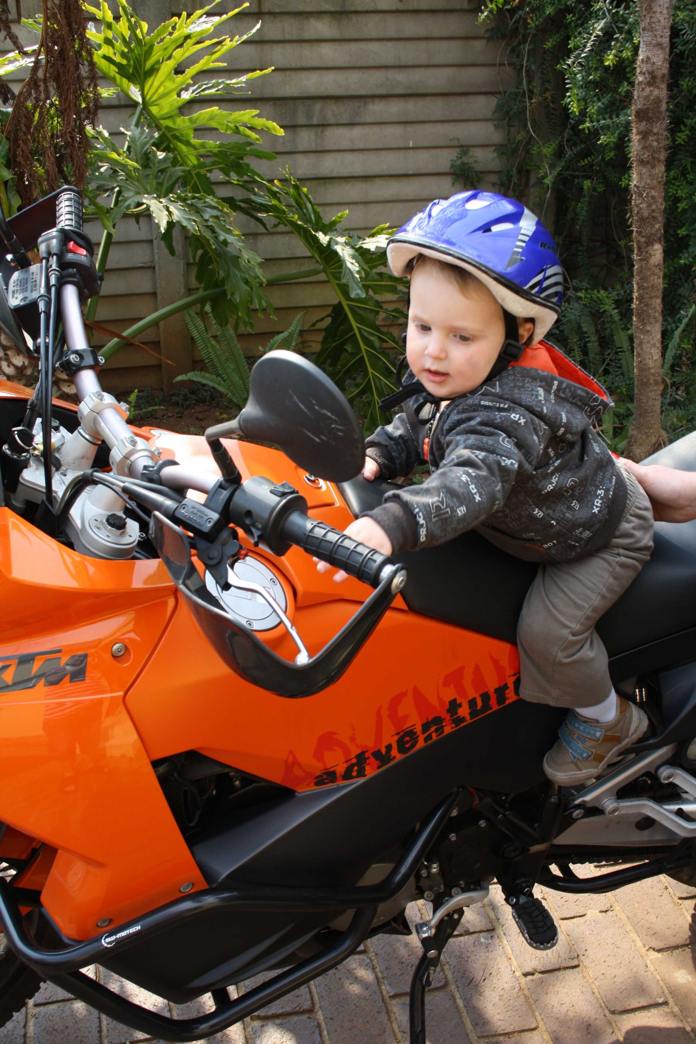 The orange bike, shared by Charl & Madelein Kleynhans